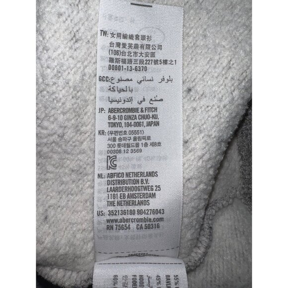 Hollister California Gray Heather Hoodie Sweatshirt Size M - Picture 5 of 5